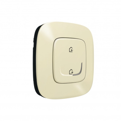 752696 - Valena Allure with NETATMO. Стартовый пакет.  Шлюз WiFi + умная розетка 2К+З 16А 230В + главный беспроводной выключатель "Я дома/Я вне дома". Цвет Слоновая кость