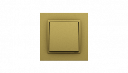 Выключатель 1-клавишный, Efapel серия Logus 90 - Animato, цвет Золото