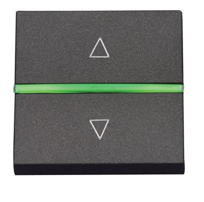 N2261.2 PL - Механизм электронного выключателя жалюзи, 700 ВА, 2-модульный, серия Zenit, цвет серебристый - 2CLA226120N1301