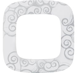 754341 - Valena ALLURE.Рамка "Нарцисс хром".1-постовая универсальная, Legrand