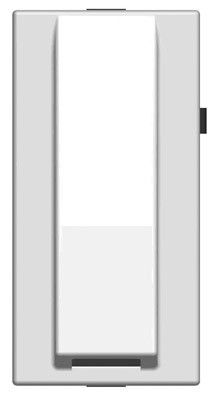 N2107 PL - Вывод кабельный, 1-модульный, серия Zenit, цвет серебристый - 2CLA210700N1301