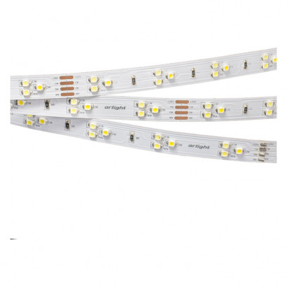 Светодиодная лента RT 2-5000 24V White-TRIX 2x (3528, 450 LED, LUX) (Arlight, 7.6 Вт/м, IP20), 013986