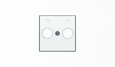 ABB SKY Альпийский белый Накладка для TV-R розетки