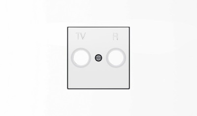 ABB SKY Альпийский белый Накладка для TV-R розетки