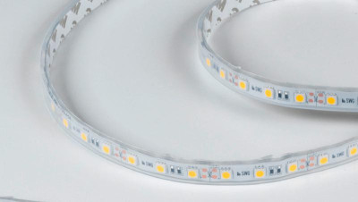 Лента светодиодная стандарт 5050 60LED/м 14.4Вт/м тепл. бел. 12В IP66 со скотчем 3М (уп.5м) SWG Standard 00-00014783