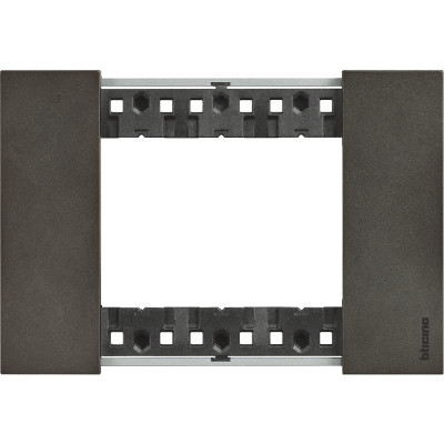 KA4803NG Bticino LIVING NOW. Декоративная рамка 3 модуля.Цвет "Космоc", KA4803NG