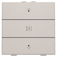 Niko Home Control Серый Кнопка управления музыкой, 102-52073