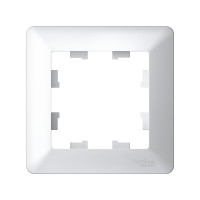 ATN220101 - ATLASDESIGN AIR 1-постовая РАМКА, БЕЛЫЙ/дымчатый белый, Systeme Electric