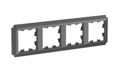 ATN100604 - ATLASDESIGN ANTIQUE 4-постовая РАМКА, универсальная, МОККО, Systeme Electric