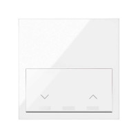 Simon 10020115-130 Кит 1 пост, фронт. 1 рамка «минимум» + 1 клавиша жалюзи цвета белый глянец S100