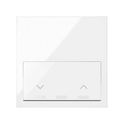 Simon 10020115-130 Кит 1 пост, фронт. 1 рамка «минимум» + 1 клавиша жалюзи цвета белый глянец S100