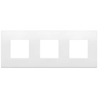 Vimar Накладка CLASSIC на 6 модулей (2+2+2) расстояние между центрами 71мм полярная матовая total look, 19644.B26