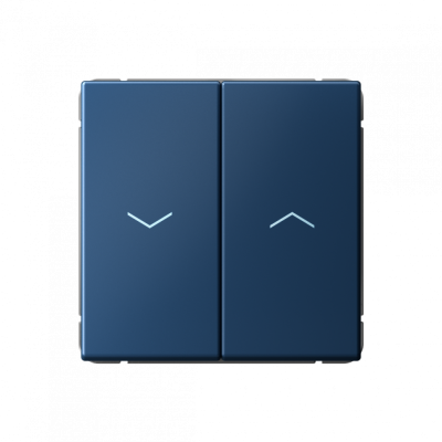 GAL001119S - ARTGALLERY 2-клавишный ВЫКЛЮЧАТЕЛЬ ДЛЯ ЖАЛЮЗИ, 2х сх.4, 10А, механизм, быстрозажим. клем., АКВАМАРИН, Systeme Electric