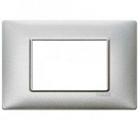 Vimar Накладка для 3 модулей серебро металлизированное, 14653.71