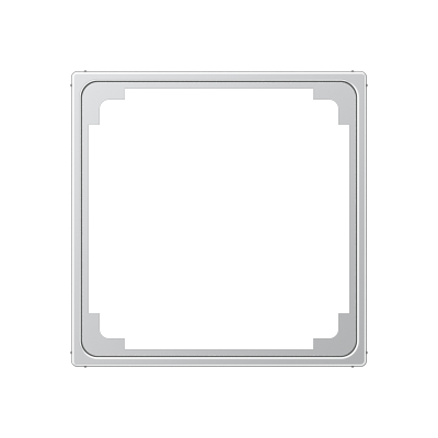 Промежуточная рамка для монтажа стандартных изделий с платой 50?50 мм; алюминий, A590ZAL