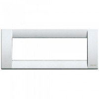 Vimar Накладка для 6 модулей металл металлик серебрянный, 16736.21