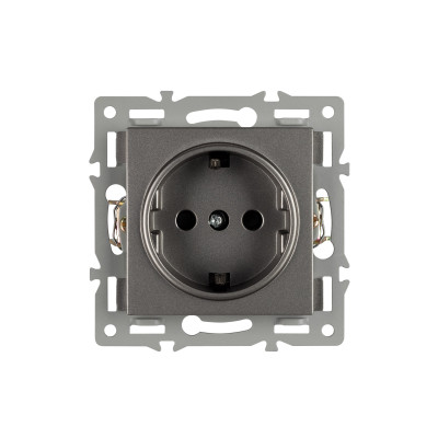 043732 - Механизм электрической розетки SCT-MEU1-PL-GR (250V, 16A) (Arlight, -)