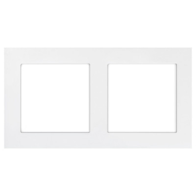 IRIDIUM Вставка на 2 поста, белый акрил, INP213