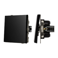 054041 - Механизм выключателя одноклавишный проходной SWT-TENDO-MKP1-PL-BK (230V, 10A) (Arlight, -)