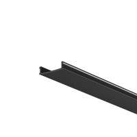 Maytoni Led Strip Рассеиватель для профиля 61?14 (Чёрный, 2 м), ALM-6114-B-DF-2M, 642014