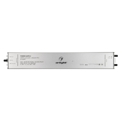 Блок питания ARPV-LG24400-LINEAR-PFC (24V, 16.6A, 400W) (Arlight, IP67 Металл, 5 лет), 036957