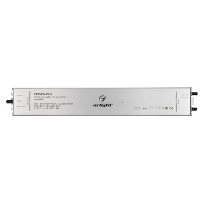 Блок питания ARPV-LG24400-LINEAR-PFC (24V, 16.6A, 400W) (Arlight, IP67 Металл, 5 лет), 036957