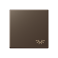 Клавиша с символом "освещение"; мокка, A590LMO Клавиша с символом "освещение"; мокка, A590LMO