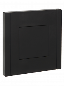 FORTE&PIANO Заглушка с суппортом FP141 чер. IEK, FP-PL10-K02