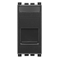 Vimar Розетка RJ11 6/4 с пылезащитной крышкой, серая, 19322