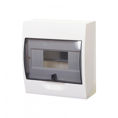 City9 Box корпус навесной с проз. дв. 1ряд/8мод, Systeme Electric, EZ9E108S2SRU