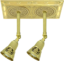 FD1065FOB Fede EMPORIO Светильник настенный (потолочный) с двумя лампами , Bright Gold