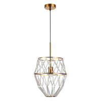 ST LUCE SL1016.213.01 Светильник подвесной ST-Luce Золотистый/Золотистый, Прозрачный E27 1*60W