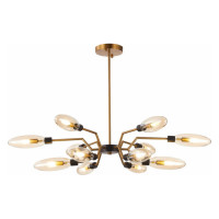 ST LUCE SL1174.303.12 Люстра подвесная ST-Luce Латунь/Коньячный G9 12*5W