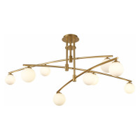 ST LUCE SL1208.302.09 Светильник потолочный ST-Luce Золотистый/Белый G9 9*5W