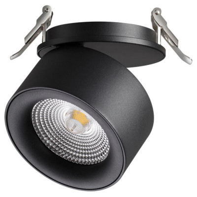Novotech 358783 SPOT NT21 199 черный Светильник встраиваемый светодиодный IP20 LED 25W 4000K 2200Лм 100-265V GRODA