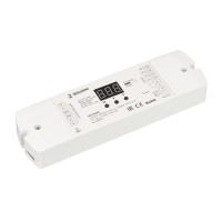 INTELLIGENT ARLIGHT Декодер SMART-DMX512-204-62-RGBW-RDM-SUF (12-48V, 4x350-1200mA) (IARL, IP20 Пластик, 5 лет), 037441