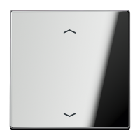 Клавиша для KNX кнопки с символами "стрелки", 1 группа; металл; хром, GCR101P