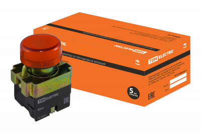 Лампа BV64 матрица d22 мм красныйTDM Electric, SQ0702-0046