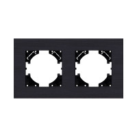 Рамка 2-постовая, черный Kollinger Reflex AL RA2BK