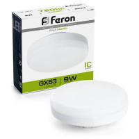 Лампа cветодиодная, (9W) 230V GX53 4000K, LB-452, Feron 25829
