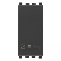 Vimar Выключатель электронный 16А 100-240 V~ 50/60 Гц, местное управление или дистанционно, двойной технологии IoT на Bluetooth 5.0 и Zigbee 3.0, серый, 20593