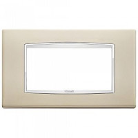 20654.C22 - Vimar Накладка классика для 4 модуля никель сатинированый 20654.C22 - Vimar Накладка классика для 4 модуля никель сатинированый