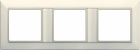 Рамка 3-поста; Eco Profi; термопласт; слоновая кость, EP483
