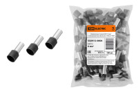 Наконечник-гильза Е6012 6мм2 с изолированным фланцем (100шт) TDM Electric, SQ0512-0004