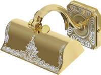 FD1022POP Fede Светильник для картин (SMALL SHADE) SIENA, Gold White Patina