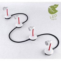 LUSSOLE BAY SHORE Трековый светильник, цвет основания - белый, плафон - металл (цвет - белый), 4x5,5W GU10, GRLSP-9818-04 LUSSOLE BAY SHORE Трековый светильник, цвет основания - белый, плафон - металл (цвет - белый), 4x5,5W GU10, GRLSP-9818-04