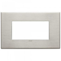 Vimar Накладка на 4 модуля, никель матовый, 22654.11