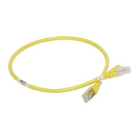 Legrand Шнур коммутационный RJ 45 - категория 6a - S/FTP - PVC - экранированный - 0,5 м - желтый, 051816 Legrand Шнур коммутационный RJ 45 - категория 6a - S/FTP - PVC - экранированный - 0,5 м - желтый, 051816