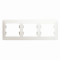 GLOSSA 3-постовая РАМКА, горизонтальная, ПЕРЛАМУТР