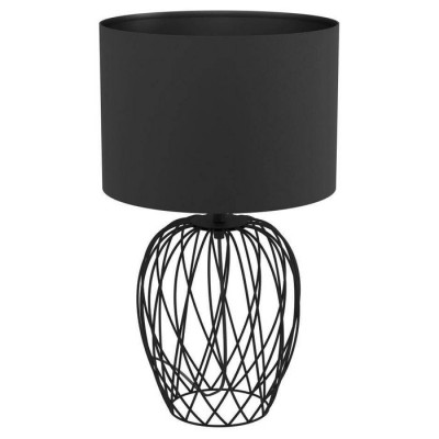 43653 Настольная лампа NIMLET, 1Х40W, E27, H515, ?300, основание: ?135, сталь/текстиль, черный
